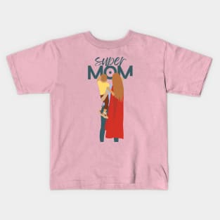 My mom is a super hero Kids T-Shirt